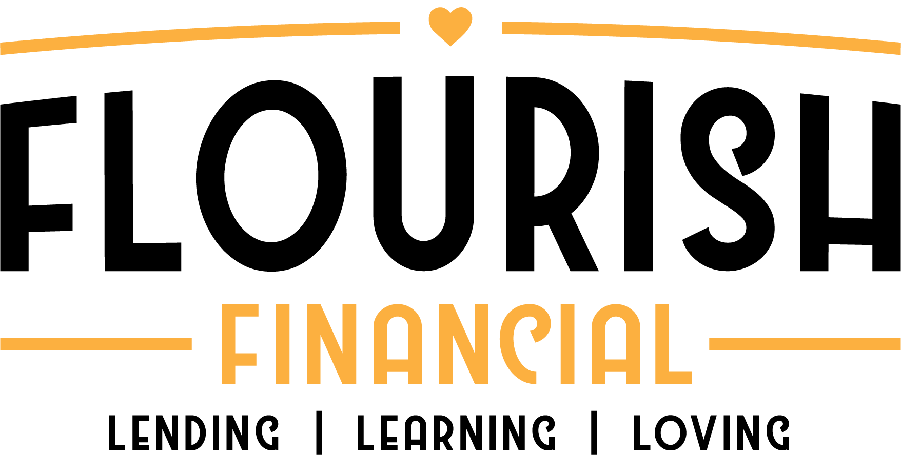 Logo Flourish financial - prêter, apprendre, aimer