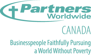 Partners worldwide Canada - businesspeople faithfully pursuing a world without poverty logo